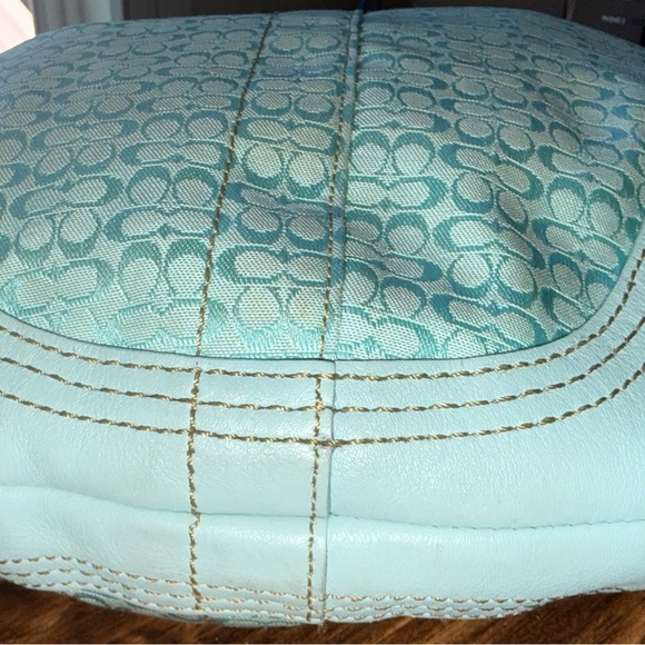 Coach Light Blue Hobo - Picture 15 of 16